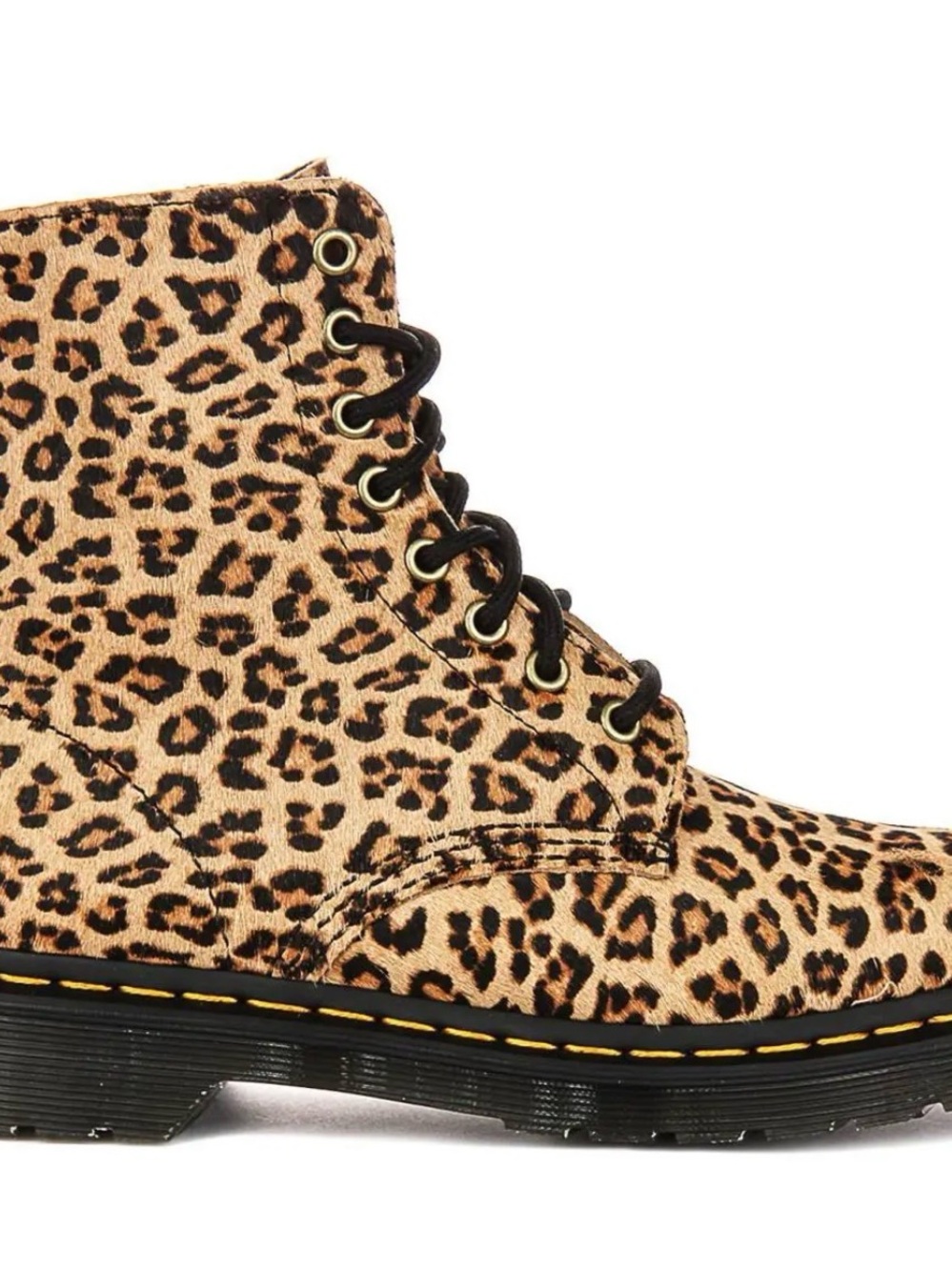 Dr. Martens 1460 Pascal Genuine Leopard-Print Hair-On Leather Boots M 11 / W 12
